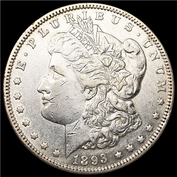 1893 Morgan Silver Dollar CLOSELY UNCIRCULATED