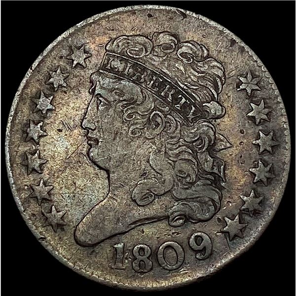 1809/6 Classic Head Half Cent LIGHTLY CIRCULATED