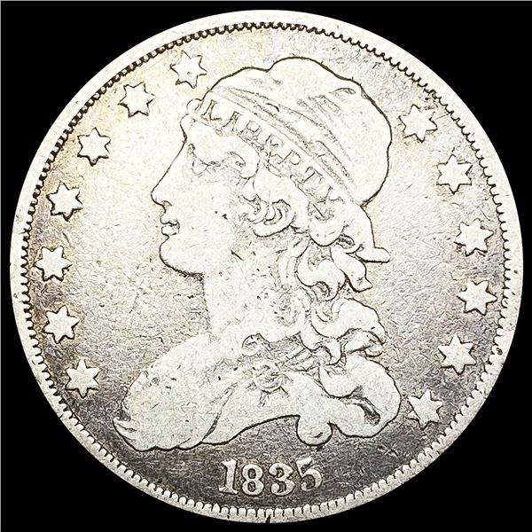 1835 Capped Bust Quarter LIGHTLY CIRCULATED