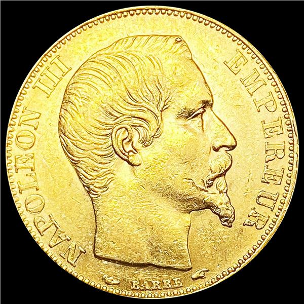 1854-A France .1867oz Gold 20 Francs UNCIRCULATED