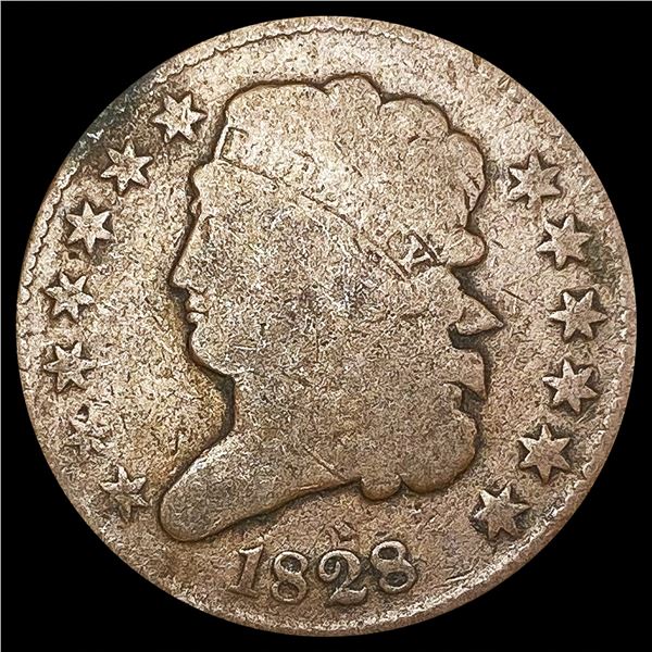 1828 Classic Head Half Cent NICELY CIRCULATED