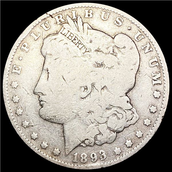 1893 Morgan Silver Dollar NICELY CIRCULATED