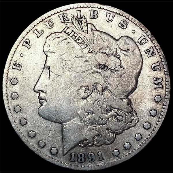 1891-CC Morgan Silver Dollar NICELY CIRCULATED
