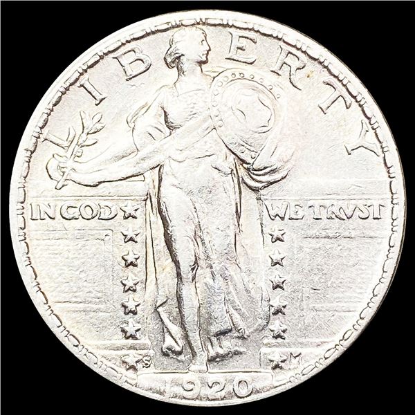 1920-S Standing Liberty Quarter NEARLY UNCIRCULATE