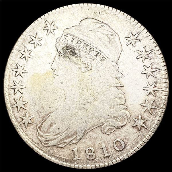 1810 Capped Bust Half Dollar LIGHTLY CIRCULATED