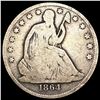 Image 1 : 1864-S Seated Liberty Half Dollar NICELY CIRCULATE