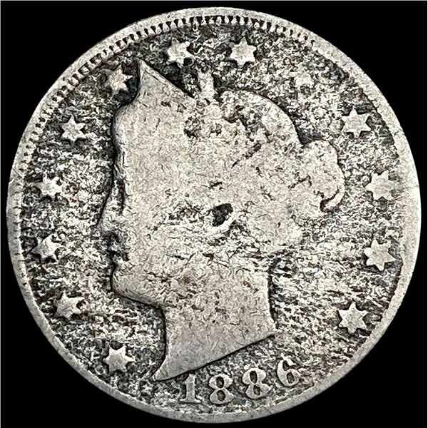 1886 Liberty Victory Nickel NICELY CIRCULATED
