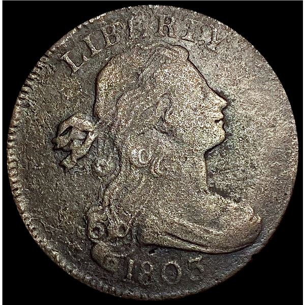 1803 Sm Date & Frac Draped Bust Large Cent LIGHTLY