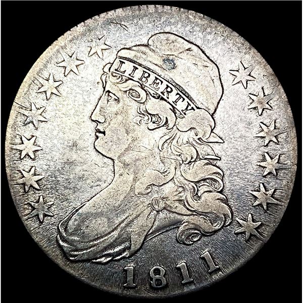 1811 Capped Bust Half Dollar LIGHTLY CIRCULATED