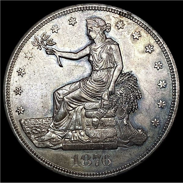 1876-S Silver Trade Dollar UNCIRCULATED