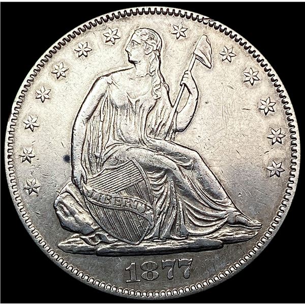 1872-S Seated Liberty Half Dollar CLOSELY UNCIRCUL