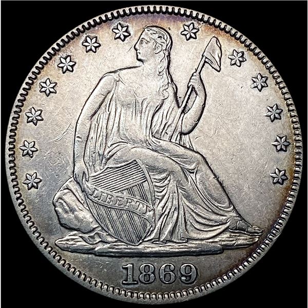 1869 Seated Liberty Half Dollar UNCIRCULATED