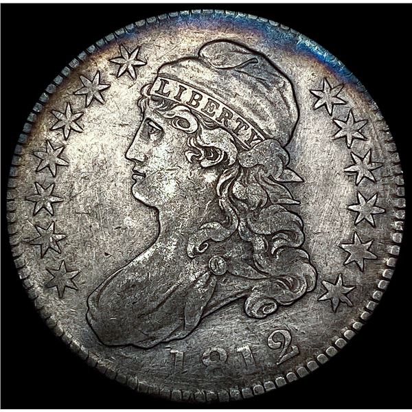 1812 Capped Bust Half Dollar ABOUT UNCIRCULATED
