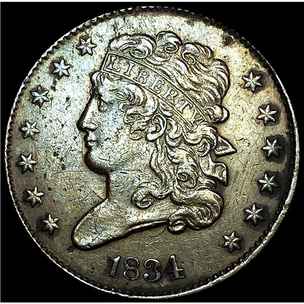 1834 Classic Head Half Cent CHOICE AU