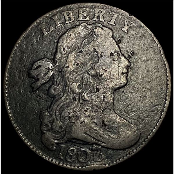 1807/6 Draped Bust Large Cent NICELY CIRCULATED
