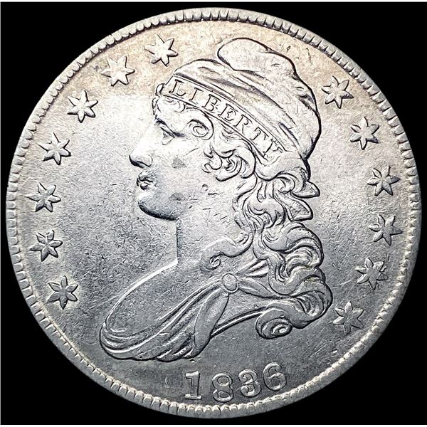1836 Capped Bust Half Dollar CLOSELY UNCIRCULATED
