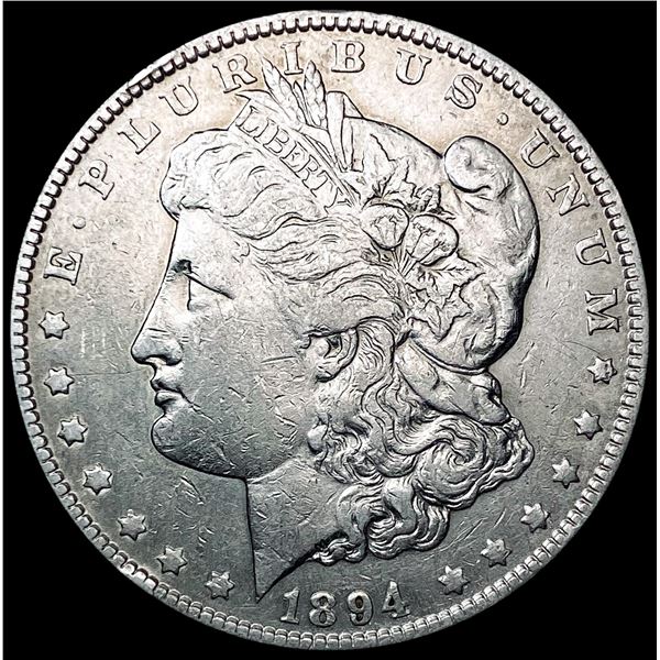 1894-O Morgan Silver Dollar ABOUT UNCIRCULATED