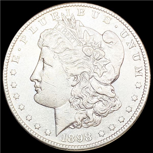 1898-S Morgan Silver Dollar NEARLY UNCIRCULATED