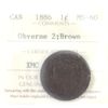 Image 1 : 1-cent 1886 Obverse 2 ICCS MS60 Brown