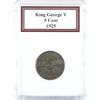 Image 1 : 5-cent 1925 King George V Ungraded in Plastic Holder 