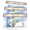 Image 2 : 3x Consecutive BC-67b 2006 $5 BCS CUNC64 Original Jenkins-Carney SN: AAD7000003 to AAD7000005