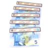 Image 2 : BC-62bA 2002 $5 BCS CUNC63 or CUNC64 Original Jenkins-Dodge Printed 2005. 5pcs. 