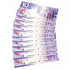 Image 1 : 10x BC-68aA 2005 $10 Jenkins-Dodge Notes in Sequence SN: BTK0803944 to BTK0803953. 10pcs. 