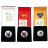 Image 1 : 2014-2015 $10 & $20 Iconic Superman Comic Book Covers Fine Silver. 3pcs. (Tax Exempt)