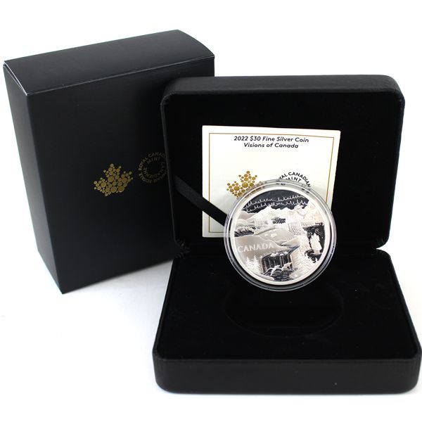 2022 $30 Visions of Canada Fine Silver Coin (Tax Exempt)