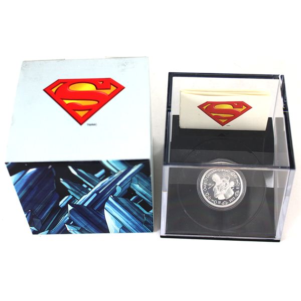 2013 $10 Vintage Superman 1/4oz. Fine Silver (Tax Exempt)