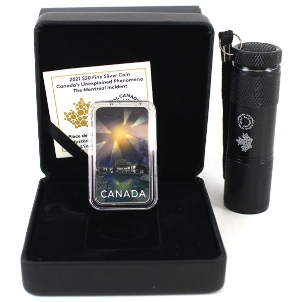 2021 $20 Canada's Unexplained Phenomena: The Montreal Incident Fine Silver (Tax Exempt)