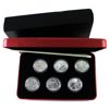 Image 1 : 2005 50-cent Battle of Britain 6-coin Sterling Silver Set