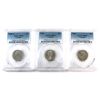 Image 1 : 5-cent 1983, 1991 & 2000P PCGS MS65