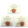 Image 2 : 1-cent 2006P, 2006 Non-Magnetic, & 2006 Non-Magnetic RCM Logo ICCS MS66 Red. 3pcs. 