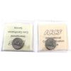 Image 2 : Error! 5-cent 1980 Double Date ICCS MS60 & MS62. 2pcs.
