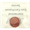 Image 2 : 1-cent 1963 Hanging 3 MS65 Red
