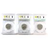 Image 2 : 5-cent 2000P, 2001 & 2001P PCGS MS65. 3pcs.