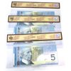 Image 2 : BC-67aA 2006 $5 BCS 2x UNC62 & UNC60 Original Replacement Printed 2006 Jenkins-Dodge. 3pcs.