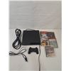 Image 1 : Sony Play Station 3 with 5 Games, 1 Controller and Cords as Shown in Picture