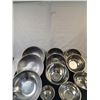 Image 1 : Large Assortment of Metal & Stainless Steel Mixing Bowls - Various Sizes