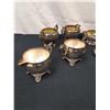 Image 2 : Silver Coloured and Silver Plate Cream & Sugar Sets & Tray