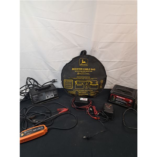 Battery Chargers, Booster Cables and More