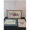 Image 1 : 3 Needlework Framed Pictures