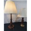 Image 2 : Vintage Lamps with a Wooden Base