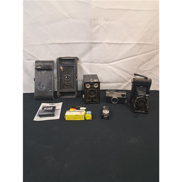 Vintage Camera Lot with Accessories