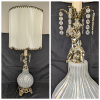 Image 1 : Vintage Cherub Table Lamp 39" Tall