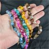 Image 2 : Set of 5 Strands of Multi Colour Gemstone Agate Beads