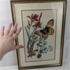 Image 2 : Vintage Framed Floral & Butterfly Needlepoint