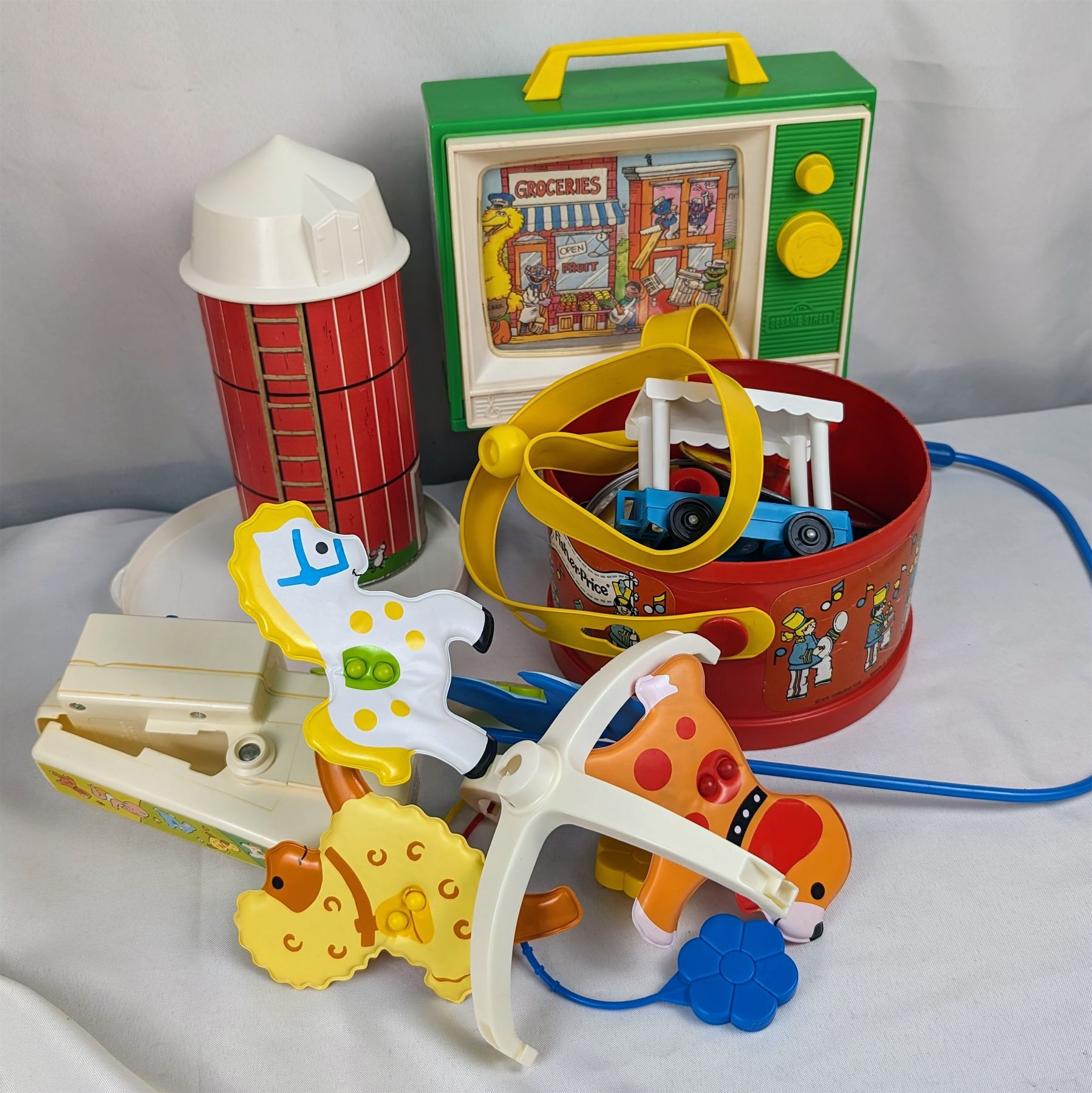 lot-of-various-fisher-price-vintage-toys