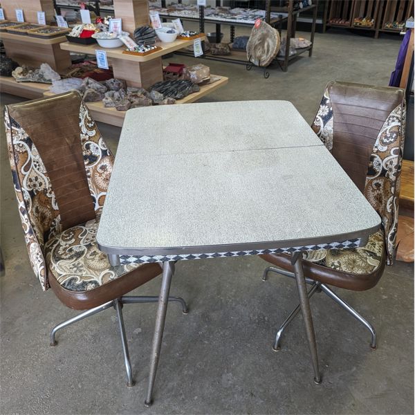 MCM Retro Kitchen Table & 2 Chairs